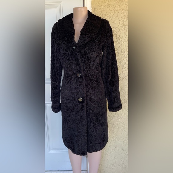 Jones New York Jackets & Blazers - Jones New York Black Teddy Jacket